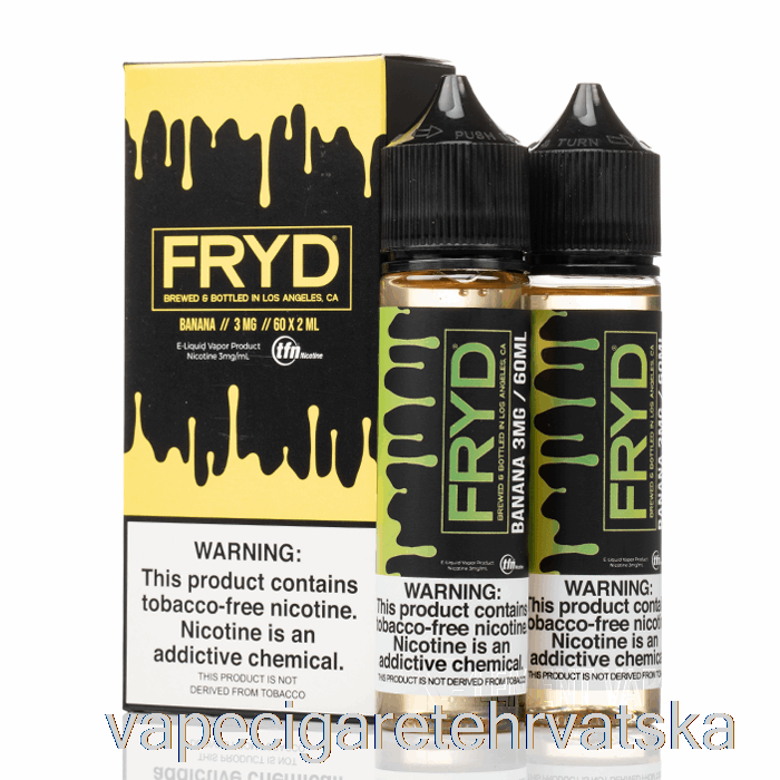 Vape Cigarete Banana - Fryd E-tekućina - 120ml 6mg